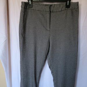 Alex Marie Black/White Knit Slacks